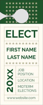 Picture of Political Door Hanger 8 - Small Door Hanger
