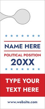 Picture of Political Door Hanger 9 - Small Door Hanger