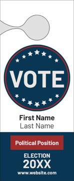 Picture of Political Door Hanger 11 - Small Door Hanger