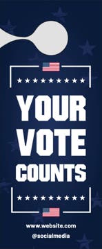 Picture of Political Door Hanger 12 - Small Door Hanger