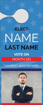 Picture of Political Door Hanger 14 - Small Door Hanger