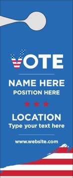 Picture of Political Door Hanger 4 - Large Door Hanger