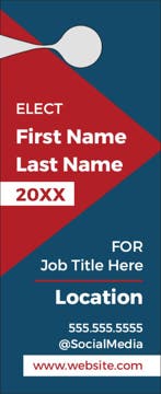 Picture of Political Door Hanger 6 - Large Door Hanger