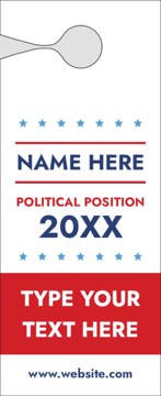Picture of Political Door Hanger 9 - Large Door Hanger