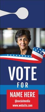 Picture of Political Door Hanger 10 - Large Door Hanger