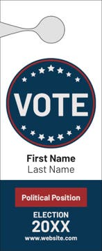 Picture of Political Door Hanger 11 - Large Door Hanger