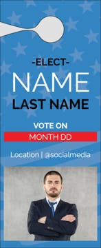 Picture of Political Door Hanger 14 - Large Door Hanger