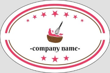 Picture of Food & Beverage Sticker 1 - Sticker Sheet (2 x 3)