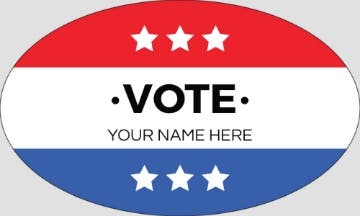 Picture of Political Stickers 6 - Sticker Sheet (3 x 5)