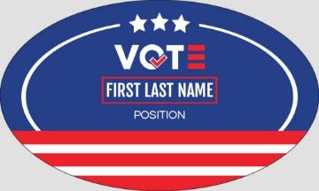 Picture of Political Stickers 8 - Sticker Sheet (3 x 5)