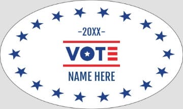 Picture of Political Stickers 9 - Sticker Sheet (3 x 5)