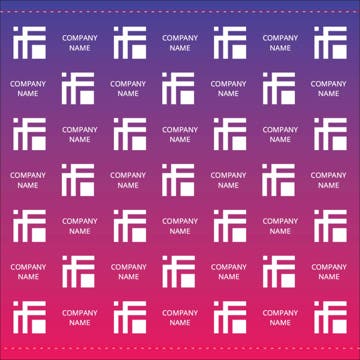 Picture of Repeating Logo 1 - 8ft x 8ft