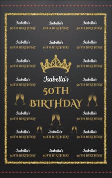 Picture of Birthday Tension Fabric Banner 1 - 8ft x 5ft