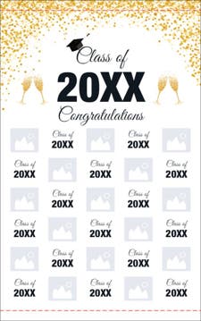 Picture of Graduation Tension Fabric Banner 1 - 8ft x 5ft