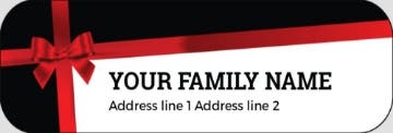 Picture of Holiday Return Address Label 3