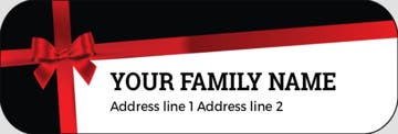 Picture of Holiday Return Address Label 3