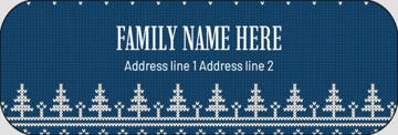 Picture of Holiday Return Address Label 7