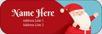 Picture of Holiday Return Address Label 9