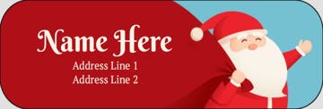 Picture of Holiday Return Address Label 9