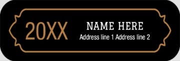 Picture of Graduation Return Address Label 2