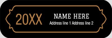 Picture of Graduation Return Address Label 2
