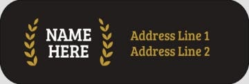 Picture of Graduation Return Address Label 4