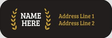 Picture of Graduation Return Address Label 4