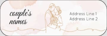 Picture of Wedding Return Address Label 8
