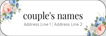 Picture of Wedding Return Address Label 9