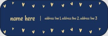 Picture of Baby Shower Return Address Label 1