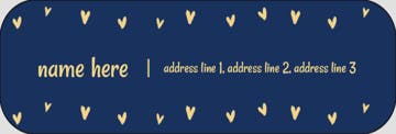 Picture of Baby Shower Return Address Label 1