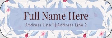 Picture of Baby Shower Return Address Label 2