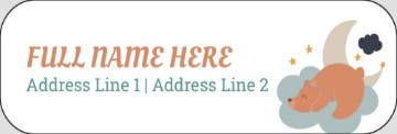 Picture of Baby Shower Return Address Label 8