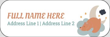 Picture of Baby Shower Return Address Label 8