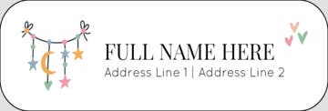 Picture of Baby Shower Return Address Label 9
