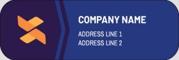 Picture of Business Return Address Label 7