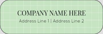Picture of Business Return Address Label 8