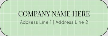 Picture of Business Return Address Label 8