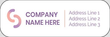 Picture of Business Return Address Label 9