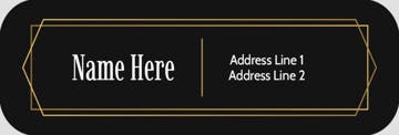 Picture of Personal Return Address Label 5