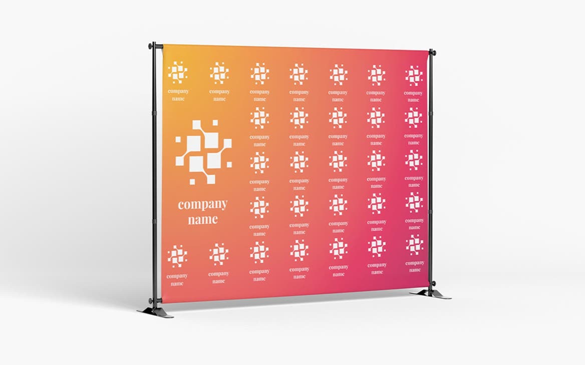 Picture of Step & Repeat Banner SFP Product - 8ft x 8ft