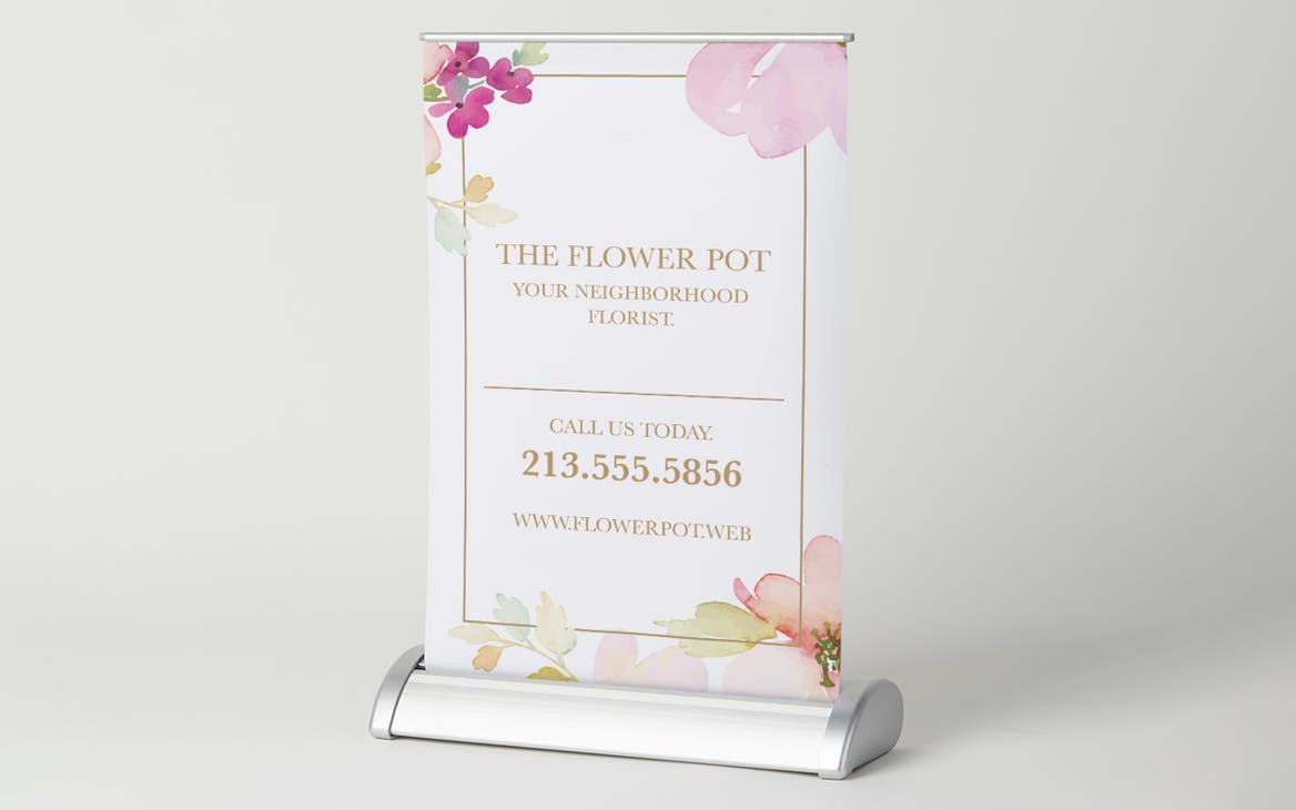 Picture of 18" x 11.5" Tabletop Retractable PFF
