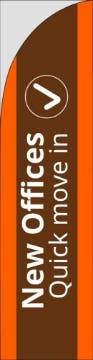 Picture of Office Space 6 - 13ft Straight Flag