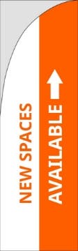 Picture of Office Space 3 - 7.5ft Straight Flag