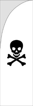 Picture of Pirate 877832374 - 7.5ft Straight Flag