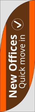 Picture of Office Space 6 - 10ft Feather Flag