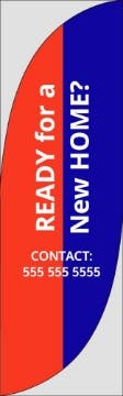 Picture of Real Estate-NewHome-04 - 10ft Feather Flag