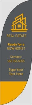 Picture of Real Estate-NewHome-05 - 10ft Feather Flag