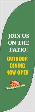 Picture of We're Open 873474368 - 10ft Feather Flag