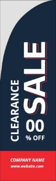 Picture of Best Seller Feather Flag 12 - 7.5ft Straight Flag